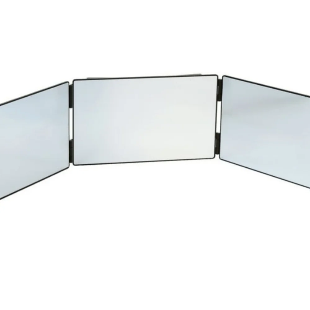 SELF-CUT System 4.0 Portable Mini Travel Three Way Mirror for Perfect Self Groom